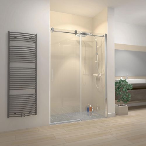 Porte de douche coulissante anticalcaire 120 cm, Masterclass Schulte