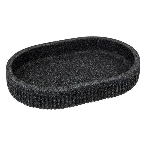 Porte savon, coloris ardoise, 5Five Onyx