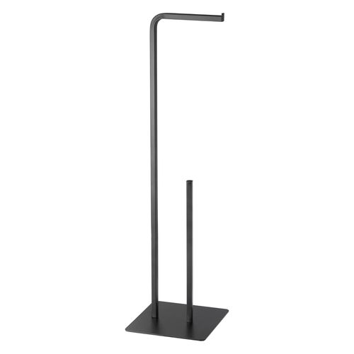 Porte rouleau papier WC avec réserve en acier, noir, GoodHome Elland