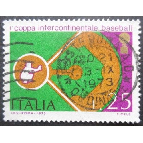 Italie N°1144 Base-Ball Oblitéré