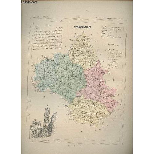 Carte De L Aveyron.
