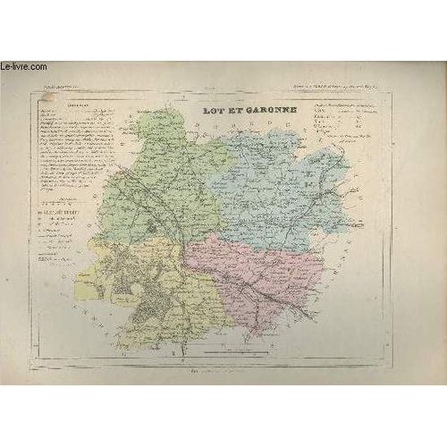 Carte Du Lot-Et-Garonne