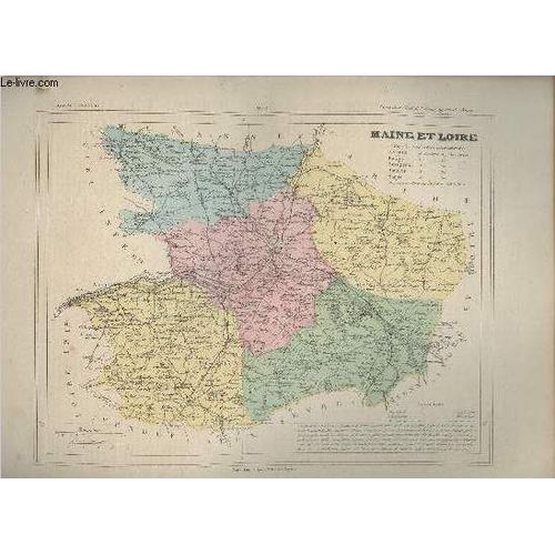 Carte De La Maine Et Loire