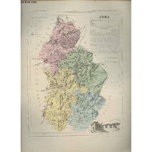 Carte Du Département Du Jura.