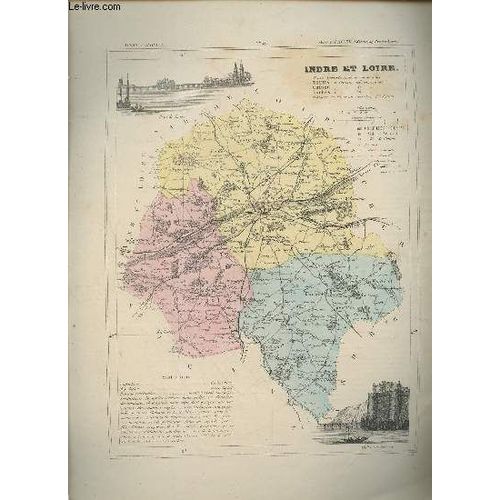Carte Du Département De L Indre Et Loire.