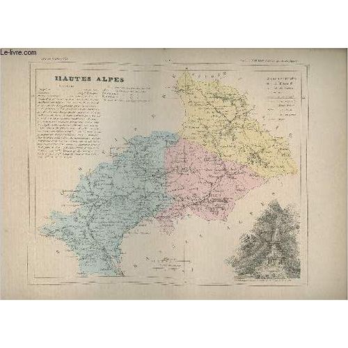 Carte Du Département Des Hautes Alpes
