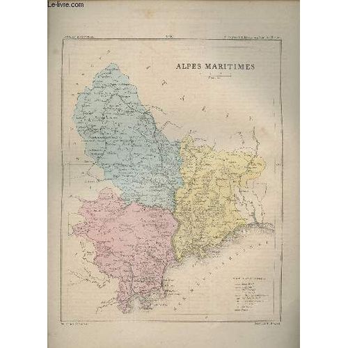 Carte Des Alpes-Maritimes.