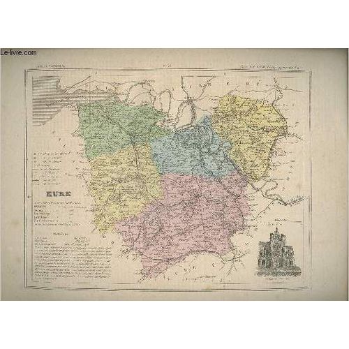 Carte Du Département De L Eure.