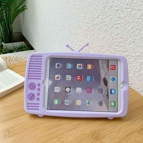 Coque De Protection À Motif Tv Rétro Pour Enfants Étui En Silicone Pour Ipad 9.7 10.2 Pro 11 10.5 9.7 Air 1 2 3 4 10.9 Pouces Mini 1/2/3/4/5 Funda