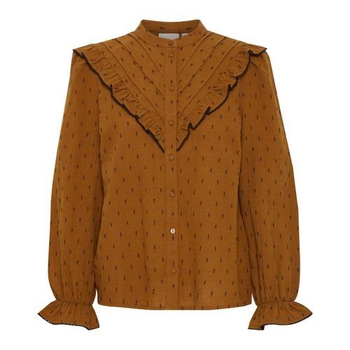 Chemise Manches Longues Ichi Ihzady Sh Marron