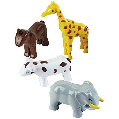 Early Steps Funny Puzzle - 4 Animaux Magnétiques S/Sachet