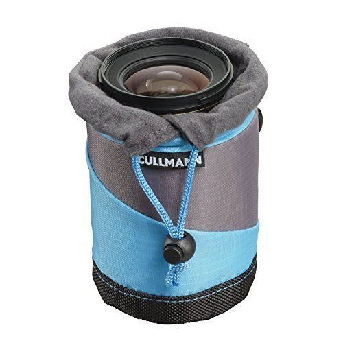 CULLMANN LENS CONTAINER Housse pour Objectif Taille petit Cyan/Gris