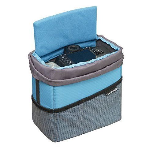 CULLMANN CAMERA CONTAINER Housse pour Camera réflex numérique Taille M Cyan/Gris