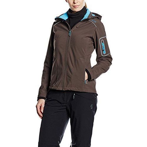 Cmp-F.Lli Campagnolo Veste Softshell Pour Femme, Arabica-Acquario 3a05396-Taille 46