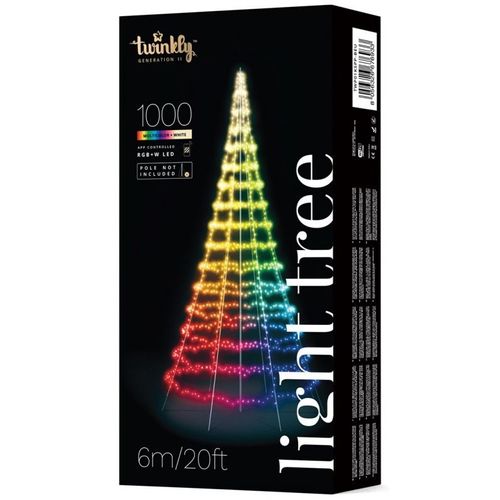 Twinkly Choinka - 1000 Rgb W Led 6 M/19.5 Ft Typ Wtyczki F