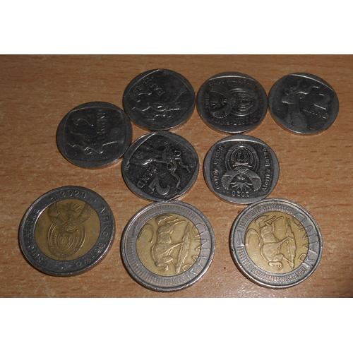 Lot De Pièces 5 Et 2 Rand Afrique Du Sud