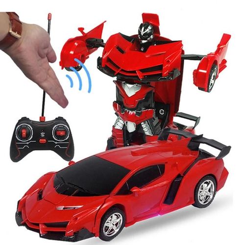 24CM pas de musique D - Jouet de voiture tlcommand pour enfants, Robot de transformation  induction, Dtection de geste, Musique, 1:14, RC,2.4 mesurz, B04