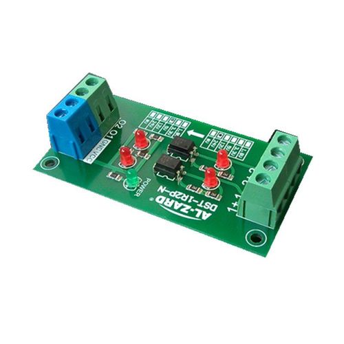 24V To 3.3V 12V  5 V/12 V  24 V/24 V  3.3 V/24 V  5V 2 canaux optocoupleur panneau d'isolement PLC niveau de Signal Module de Conversion de tension