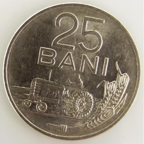 25 Bani Cuivre-Nickel Ttb 1960 Roumanie - Pice De Monnaie