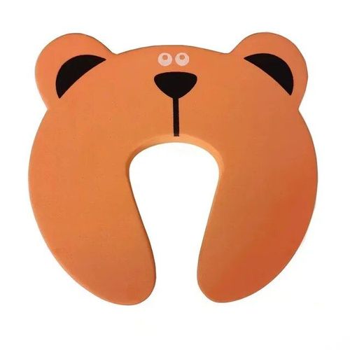 Carte De Protection De Meubles Pour Nouveau-Né,Sécurité De Bébé,Protection De Porte,Butée,Sécurité,Animal Mignon,Anti-Pincement,Verrouillage Enfant,Protège-Doigts - Type Brown Bear #B