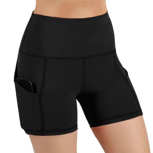 Short De Gymnastique Taille Haute Pour Femme,Leggings De Sport Assiste Pour Le Cyclisme,Le Jogging,La Course À Pied,Le Fitness,La Poche Pour Téléphone