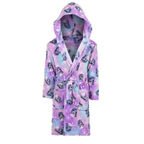 Robe De Chambre Enfant La Reine Des Neiges (Taille 3/4 Ans,Couleur Violet)