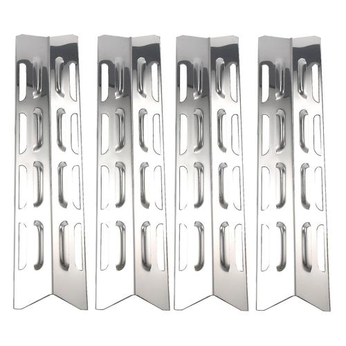 4pcs plaque chauffante pour, forge maîtresse, flamme parfaite, diffuseur de chaleur en acier inoxydable barbecue à gaz spare par