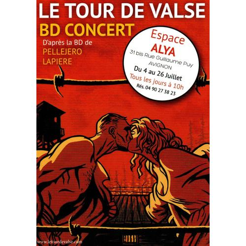 Carte Postale Festival Off Avignon 2015 : "Le Tour De Valse" - Bd Concert