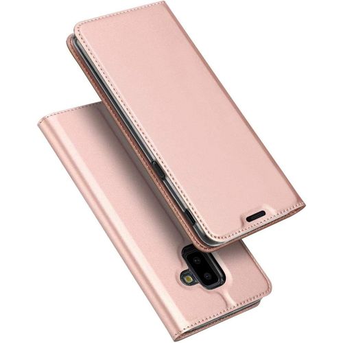 Pour Samsung Galaxy J6 Plus, Coque Pochette Pour Galaxy J6+ Fonction Wallet - Rose