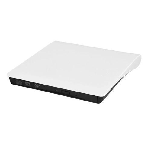 DVD CD-ROM RW lecteurs optiques USB 3.0 SATA boîtier externe pour ordinateur portable - Type WHITE #B