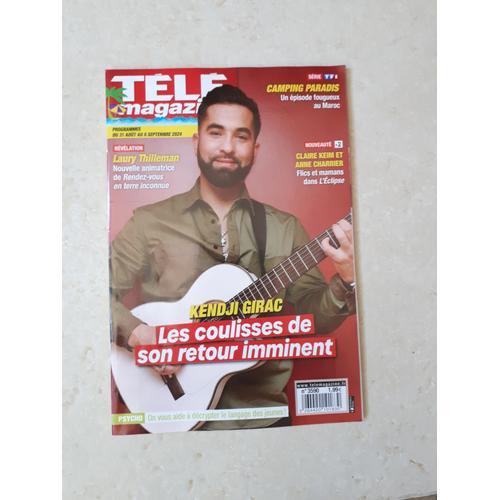 Télé Magazine 3590 Kendji Girac Les Coulisses De Son Retour Imminent. Claire Keim Et Anne Charrier Dans L'éclipse.