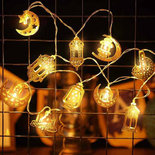 Guirlande Lumineuse Ramadan, 20 LED Guirlande Lumineuse Musulmane