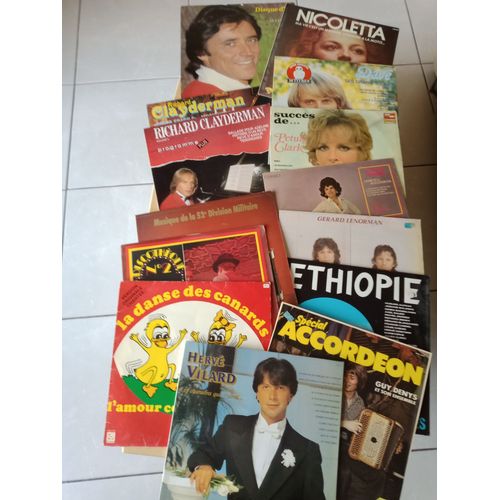 Lot 14 Vinyles Divers Variétés