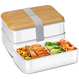 Resszo Lunch Box Isotherme,-1600ML, Boîte à Déjeuner avec Couverts