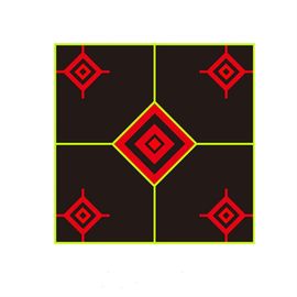 Autocollants de cible de tir adhésifs haute visibilité,papier d'entraînement de chasse réactif,5 pièces,8 pouces #B