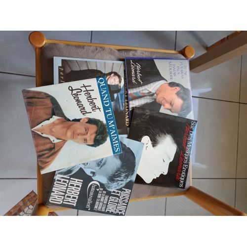 Lot 5 Vinyles Herbert Léonard