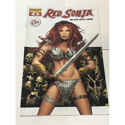 Red Sonja # 0 ( V.O. Dynamite Ent. 2005 ) ** Cover Greg Land **