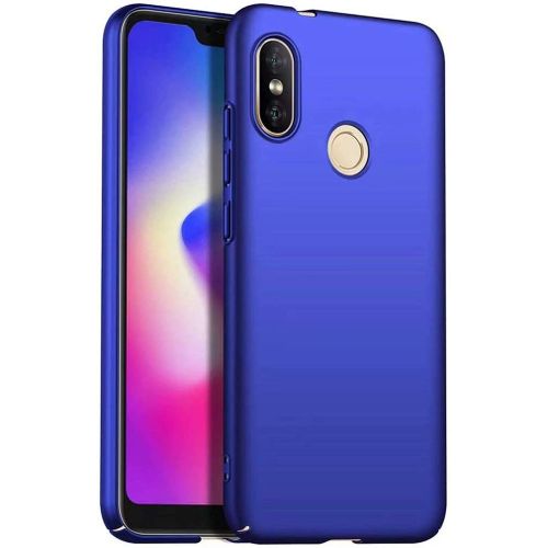 Coque Xiaomi Mi A2 Lite/Redmi 6 Pro Anti-Chute Pc Dur Ultra Mince Anti-Rayures Protecteur Pour Pour Xiaomi Mi A2 Lite/Redmi 6 Pro Cas-Bleu