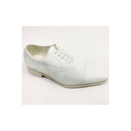 Derbies Vernis Blanc Homme