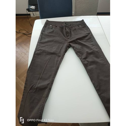 Pantalon Marron Satiné
