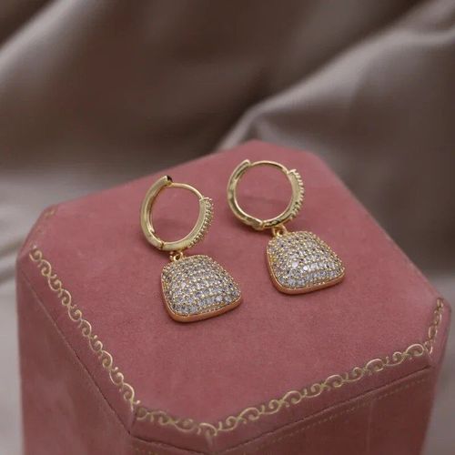Boucles D'oreilles Goutte D'eau Élégantes Pour Femmes,Bijoux De Mode De Luxe,Accessoires De Fête De Mariage,Design Coréen
