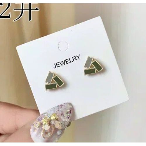 Clips D'oreille En Métal Pour Femmes,Faux Piercing Unique,Clip D'oreille En Cartilage Rond Asymétrique,Bijoux À La Mode,Cadeau De Noël
