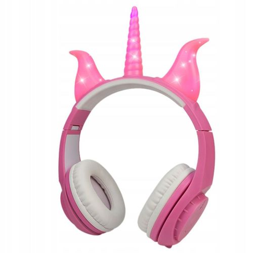 Casque pliable enfant Licornes lumineux s