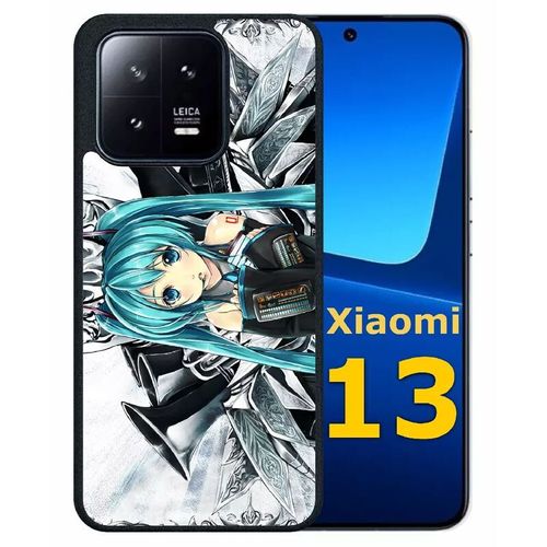 Coque Pour Xiaomi 13 - Manga Fille - Silicone - Noir