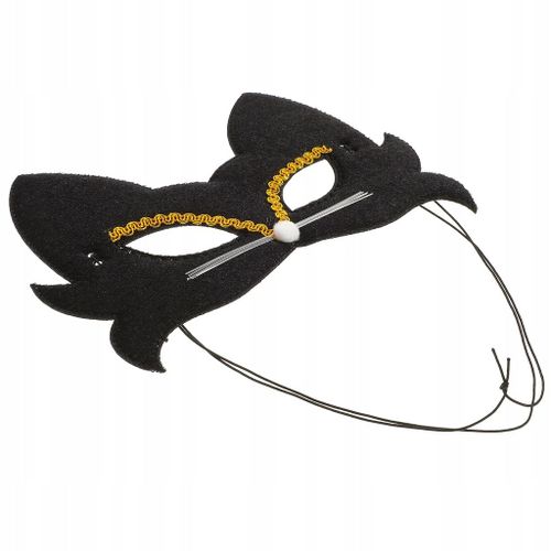 Masque De Chat Masques D'animaux Noirs Cosplay Prom 4 Pack