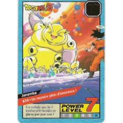 Dragonball Z Power Level Carte N°610
