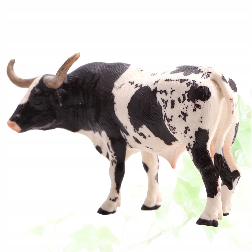 1pc Figurine En Cuir De Vache De Simulation - 4