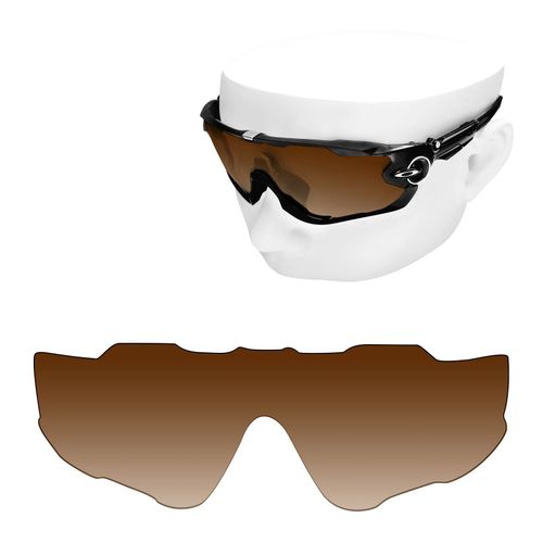 Wing Wlit-Verres Polarisés De Pour Lunettes De Soleil Oakley Jawbreaker Wing 9,Plusieurs Couleurs,Lentilles Uniquement - Type Brown Gradient
