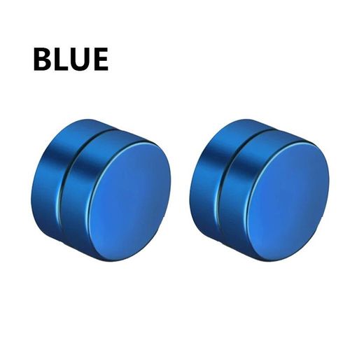 Boucles D'oreilles À Tige Magnétique En Acier Inoxydable Pour Hommes Et Femmes,Sans Piercing,Clips D'oreille Magnétiques Pour Le Bain,Bijoux Fantaisie,1 Paire
