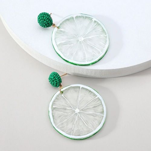 Boucles D'oreilles Pendantes En Acrylique Pour Femmes,Fruits Et Citron,Pitaya Harvey,Grandes Boucles D'oreilles,Charme De Luxe,Bijoux D'été Particuliers Élégants,Tendance De La Mode
